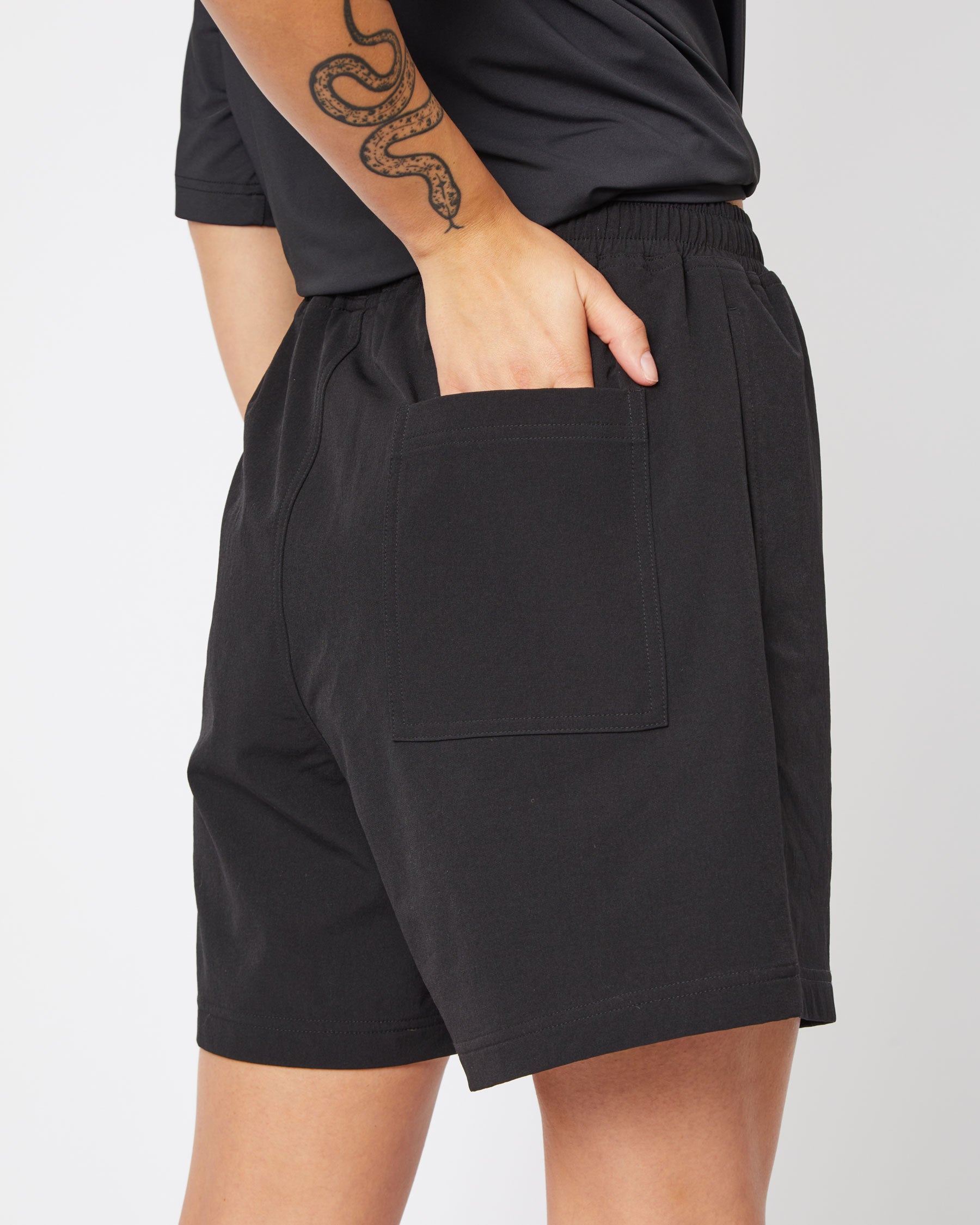 Nylon Shorts - Black