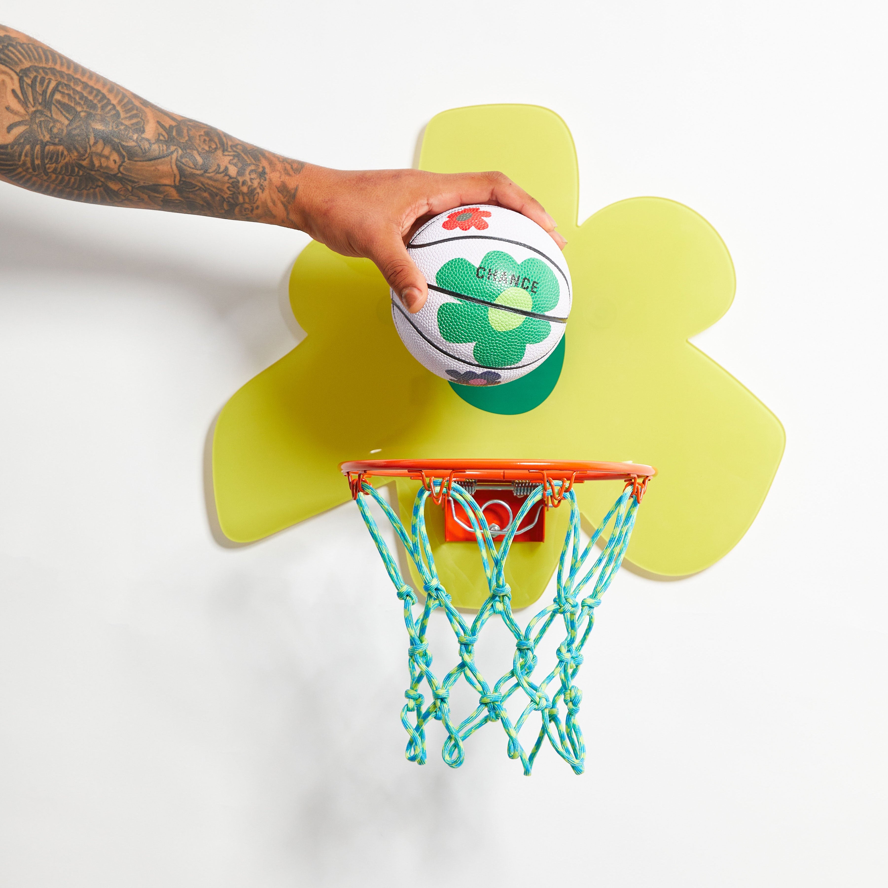 FLWRPWR Mini Composite Leather Basketball