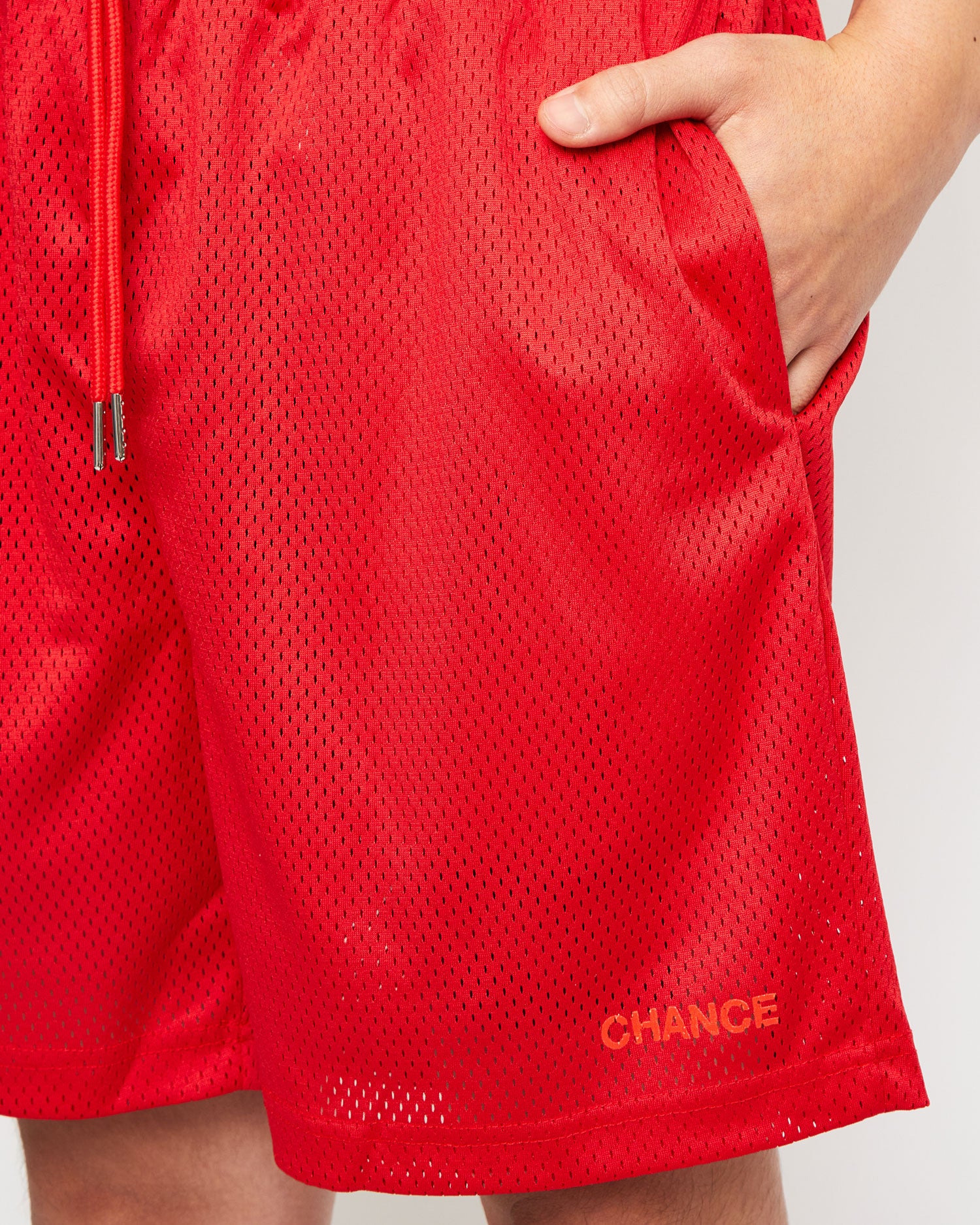 Mesh Shorts - Cherry Red