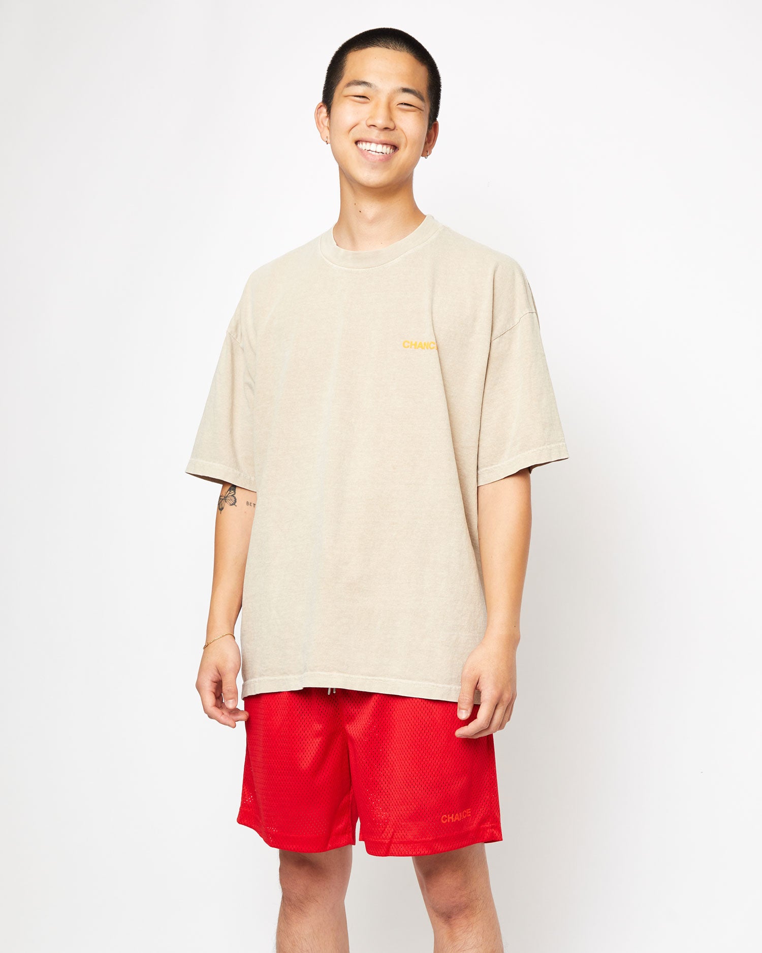 Mesh Shorts - Cherry Red