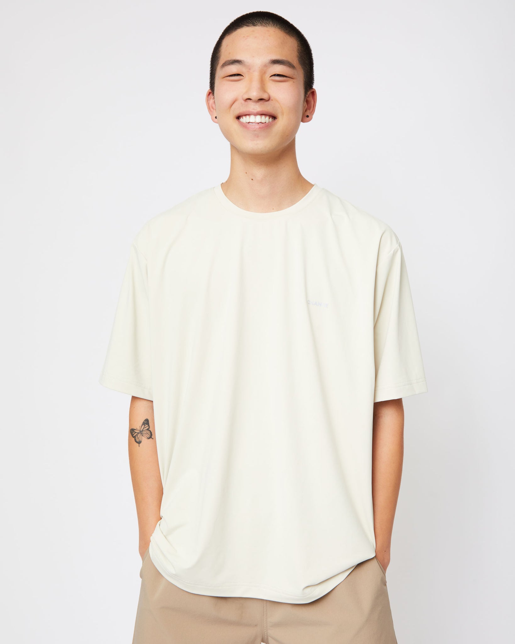 Athletic Daily Tee - Stone